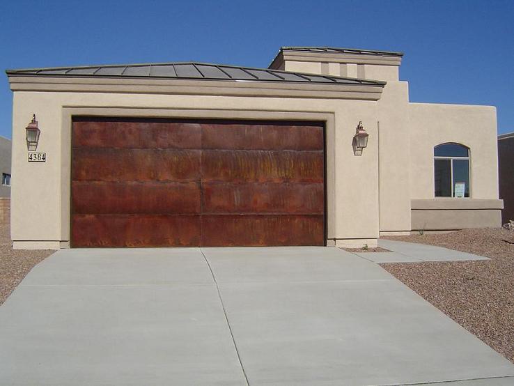 Antique Red/Brown on Steel